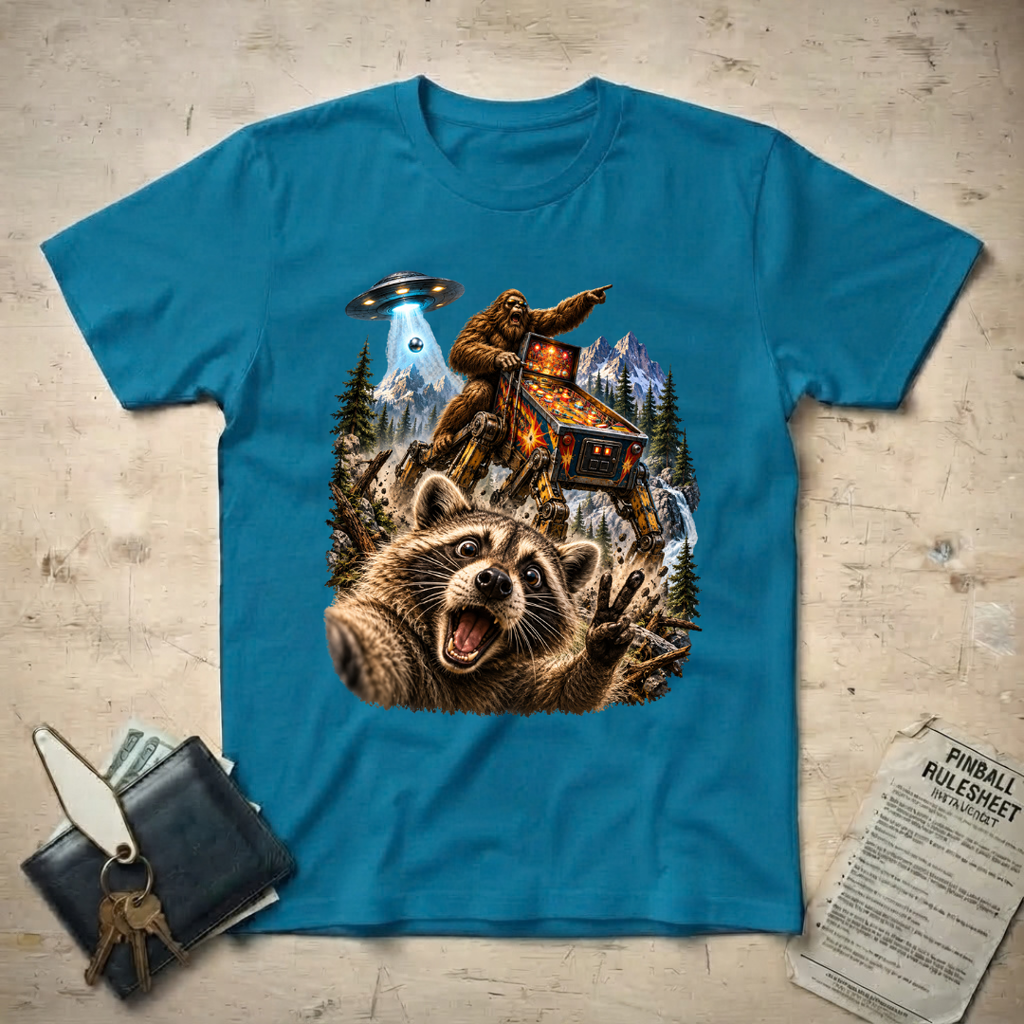 Raccoon Selfie T-Shirt