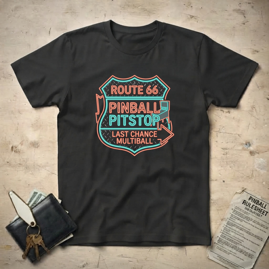 Pinball Pitstop T-Shirt