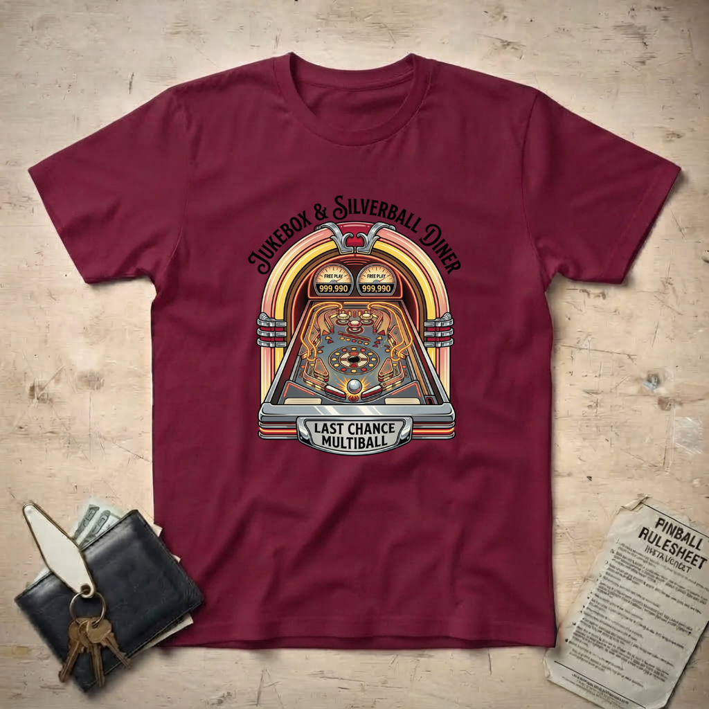 Jukebox and Silverball T-Shirt