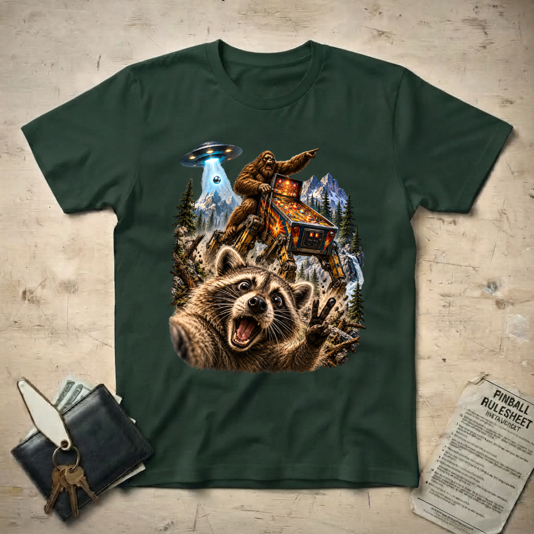 Raccoon Selfie T-Shirt