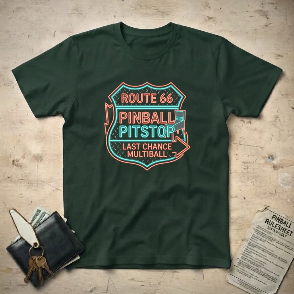 Pinball Pitstop T-Shirt