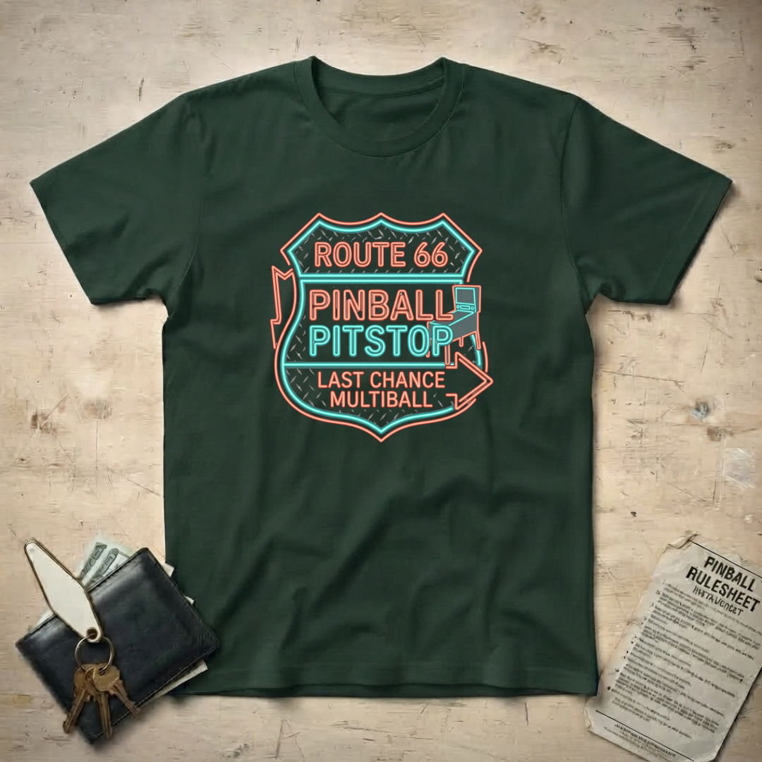Pinball Pitstop T-Shirt