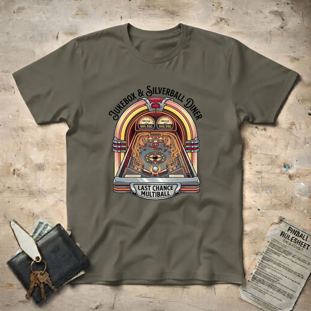 Jukebox and Silverball T-Shirt