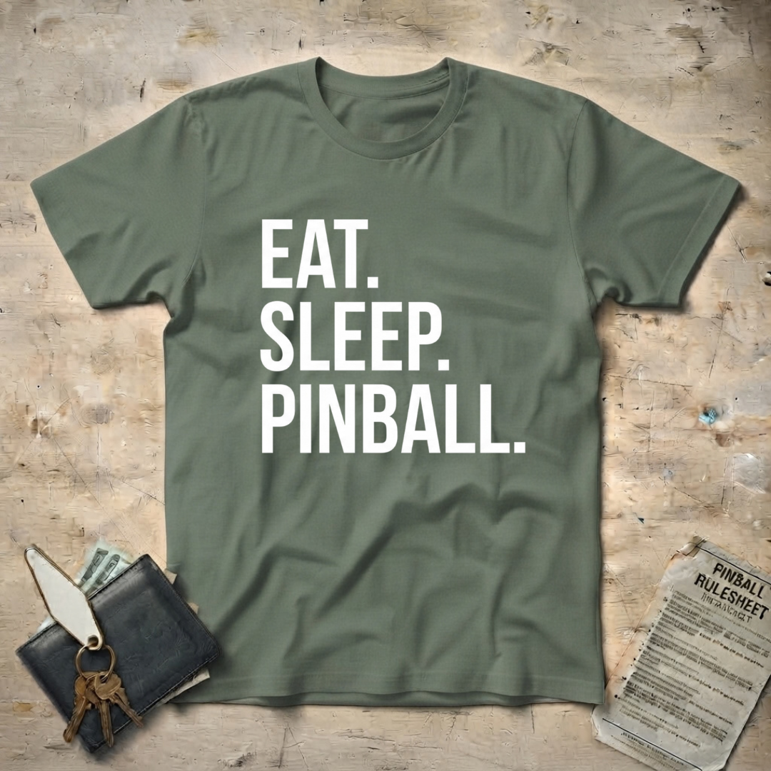 Eat Sleep Pinball T-Shirt