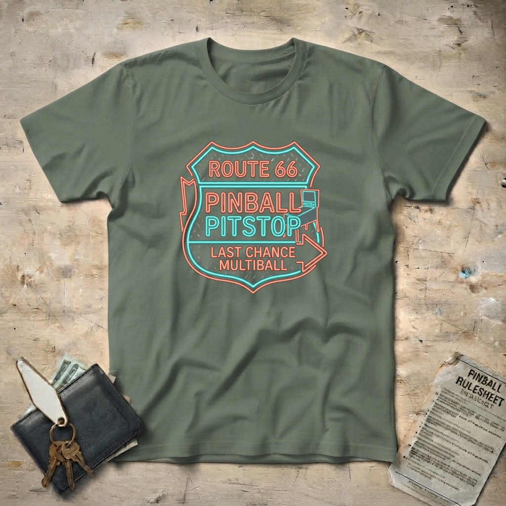 Pinball Pitstop T-Shirt