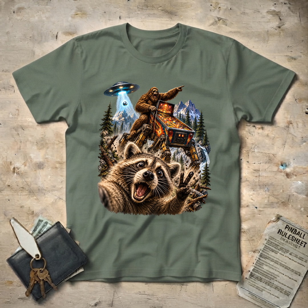 Raccoon Selfie T-Shirt