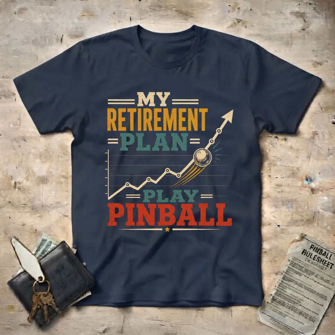 Pinball Retirement Graph T-Shirt