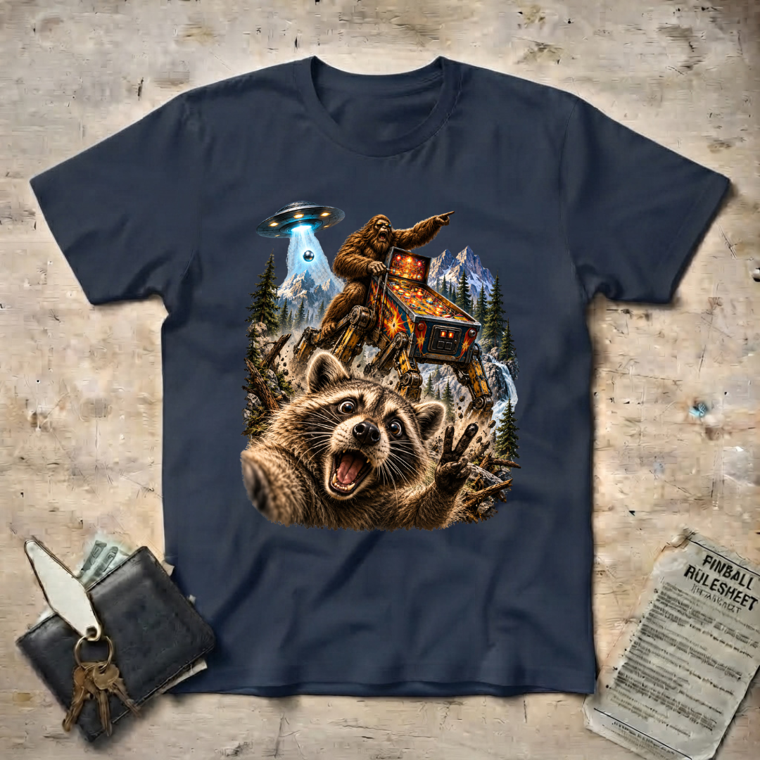 Raccoon Selfie T-Shirt