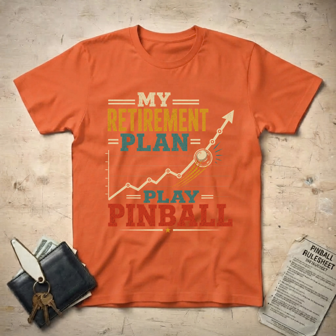 Pinball Retirement Graph T-Shirt