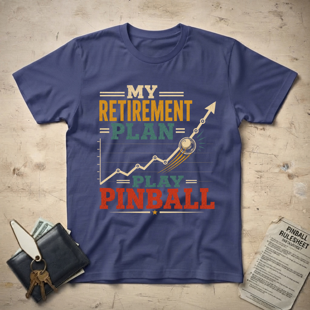 Pinball Retirement Graph T-Shirt