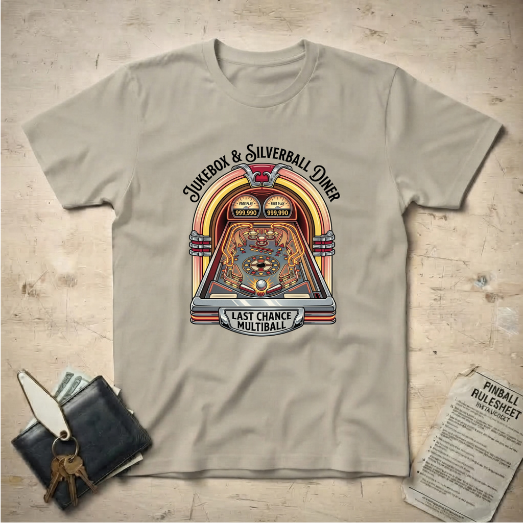 Jukebox and Silverball T-Shirt
