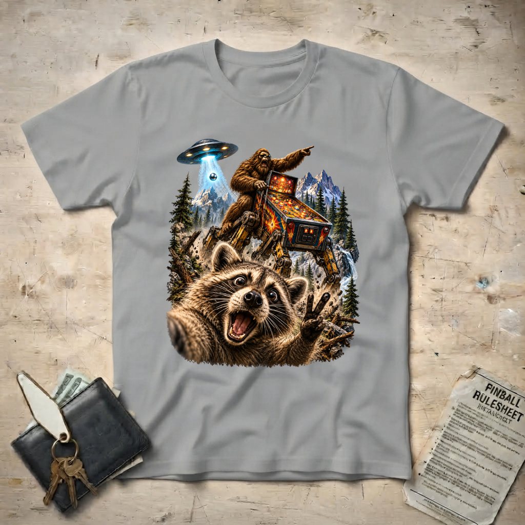 Raccoon Selfie T-Shirt