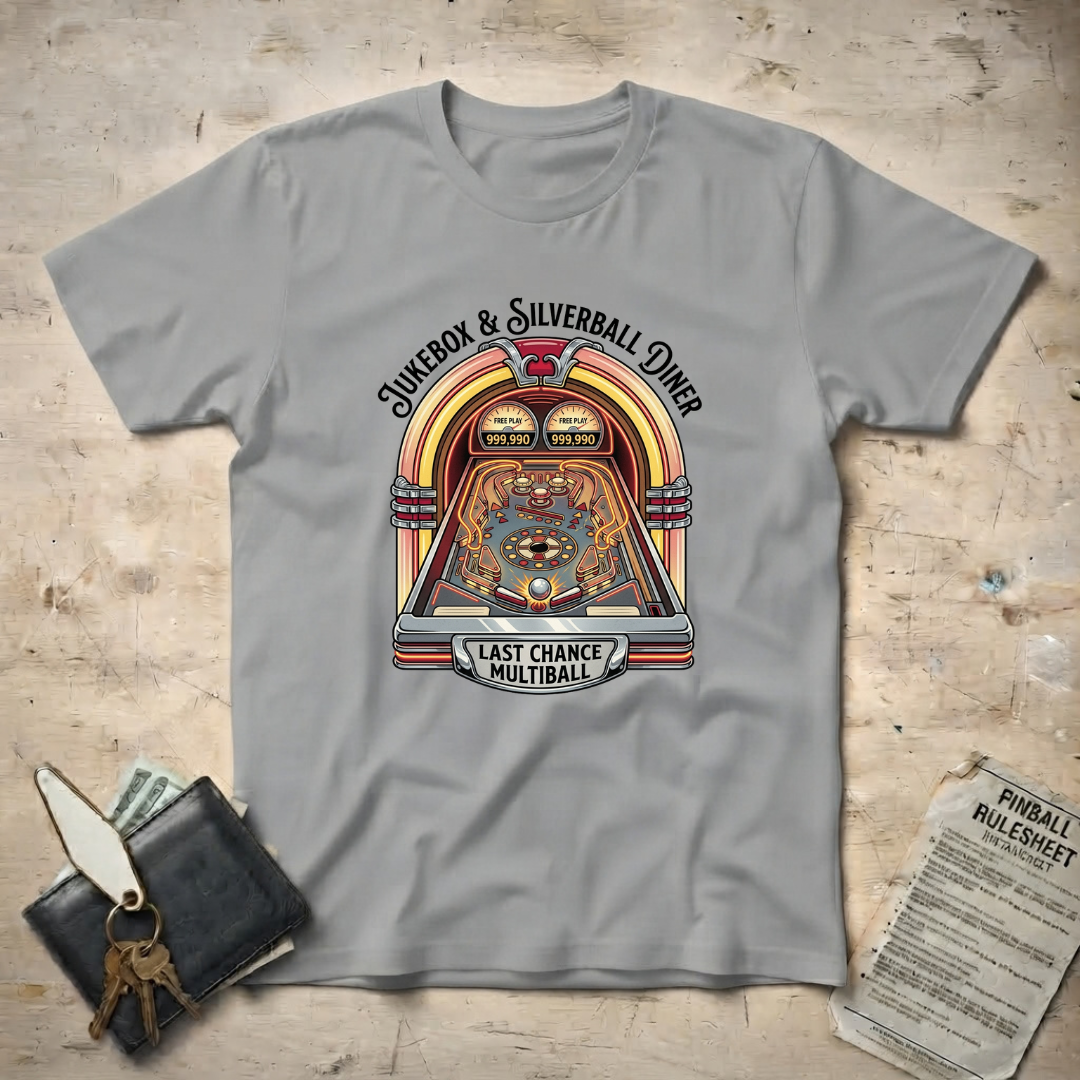 Jukebox and Silverball T-Shirt