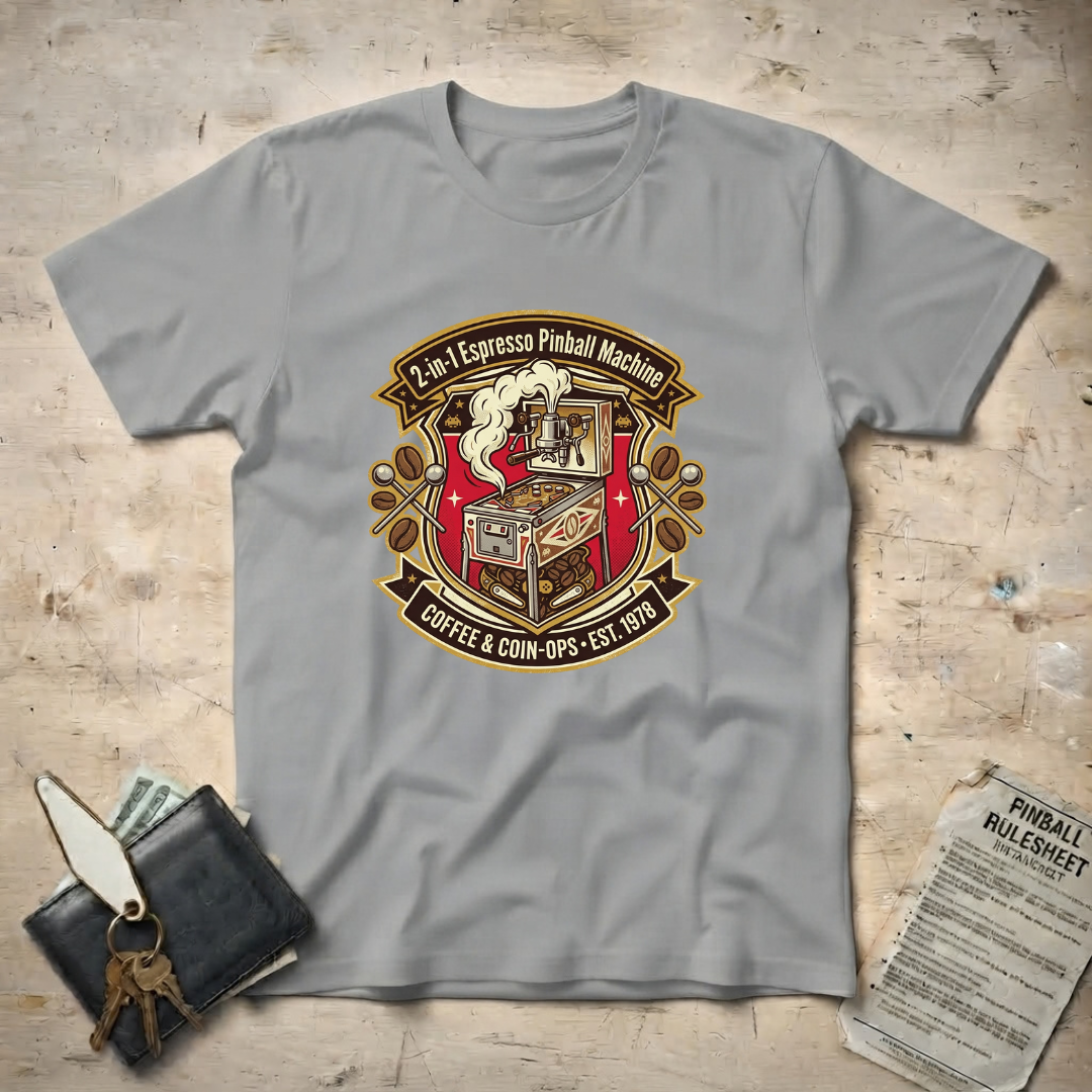 2 in 1 Espresso Pinball T-Shirt