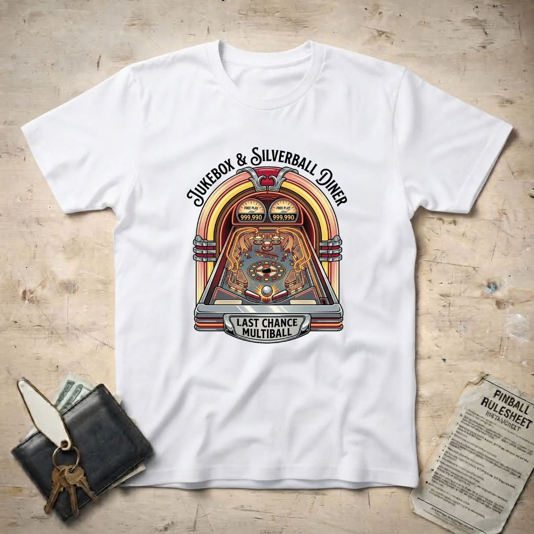 Jukebox and Silverball T-Shirt