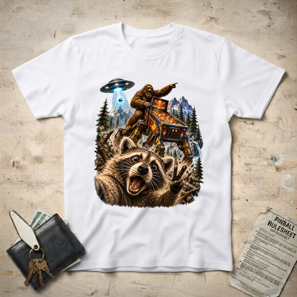 Raccoon Selfie T-Shirt