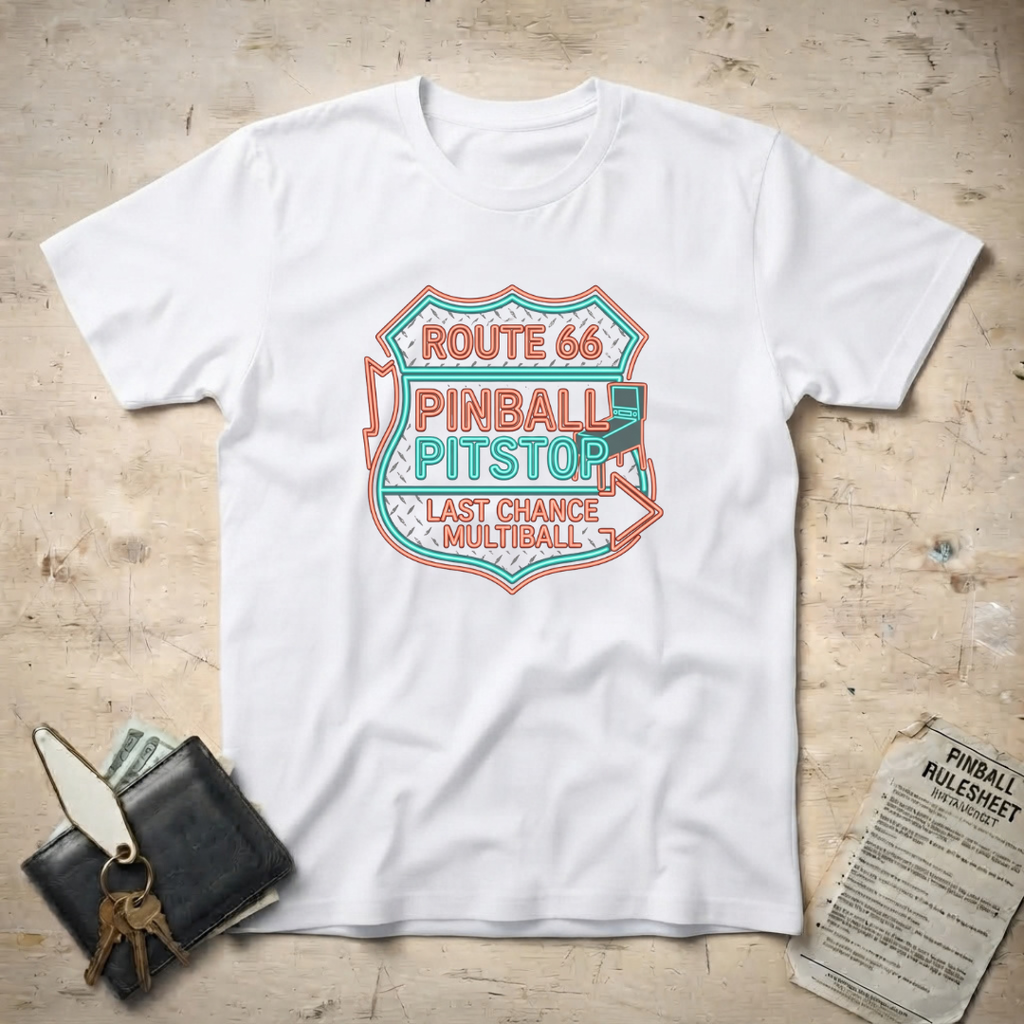 Pinball Pitstop T-Shirt