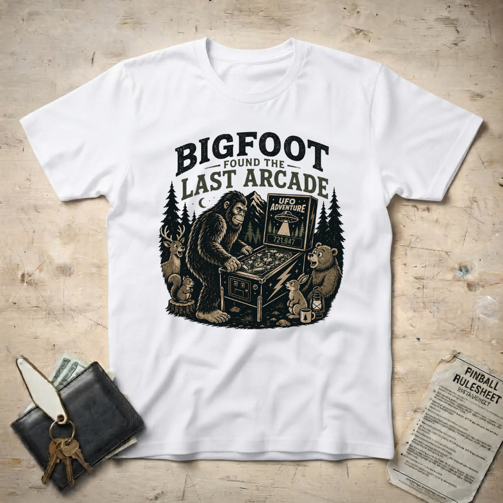 Big Foot Arcade T-Shirt